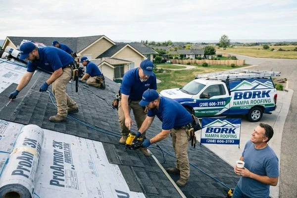 Roofing project in Kuna, Idaho